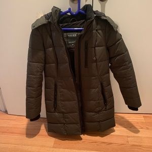 NOIZE Olive Green Parka, Size M